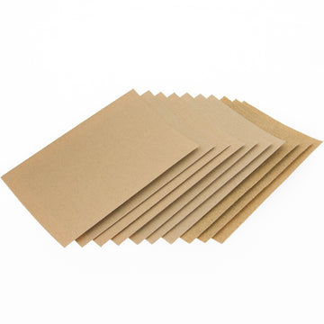 Coral Essentials Abrasive Sandpaper Sheets with Fine Medium and Coarse Grits 10 piece pack set